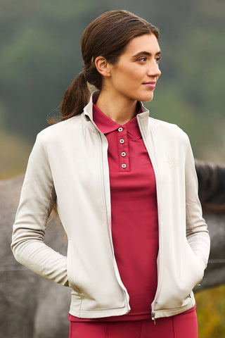 KLalba Bluza Polarowa na Zamek Beige Dove