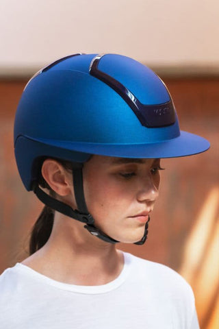 Ridhjälm Nemesi Metal Wide Peak Cobalt Blue