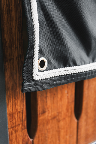 Rideau de box imperméable avec poches noir
