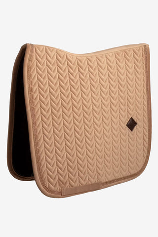 Dressyrschabrak Velvet Mini Pearls Beige