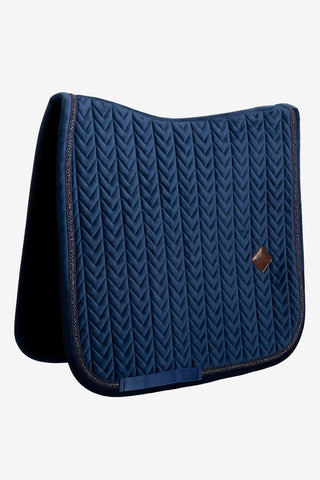 Dressyrschabrak Velvet Mini Pearls Navy