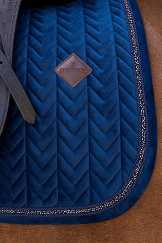 Dressyrschabrak Velvet Mini Pearls Navy