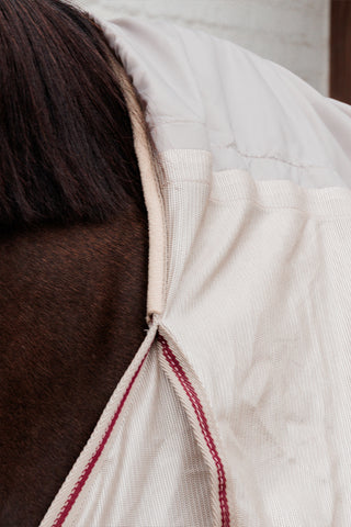 Fly Rug Mesh with Belly Plate Beige