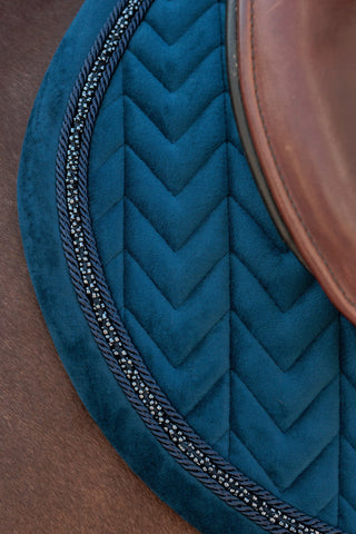 Hoppschabrak Velvet Mini Pearls Navy