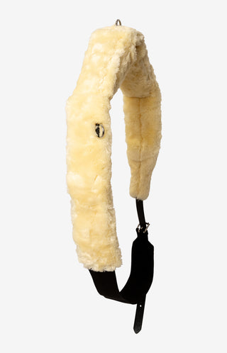 Nylongjord Fårskinn Svart