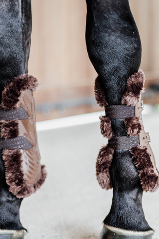 Senskydd Bamboo Fårskinn Brun/Brun