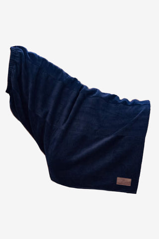 Tjock Fleecehals Navy