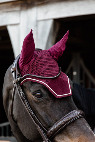 Wellington Huva Sammet Bordeaux