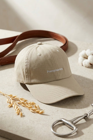Casquette Maman Poney Sable