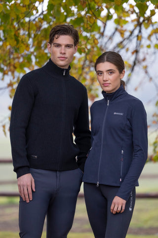 Classic Ladies Polar Fleece Pullover Navy