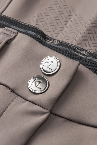 Ridbyxor KLKaya H Knä Grip Brown Iron