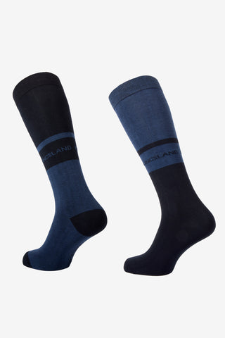 KLMiko Ridstrumpor 2-pack Blue Saragasso