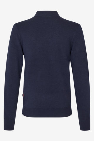 KLMitchel Stickad Tröja Herr Navy