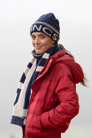 Strikket Scarf KLallison Evening Blue