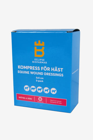 Kompress för häst 5X5cm 5-pack