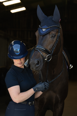 Ridhjälm Verv Glossy Navy