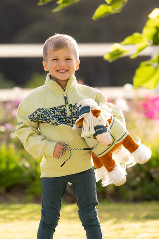 Couverture polaire Cheval jouet Macaron