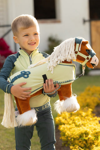 Couverture polaire Cheval jouet Macaron