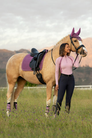Dressage Saddle Pad Velvet Mallow