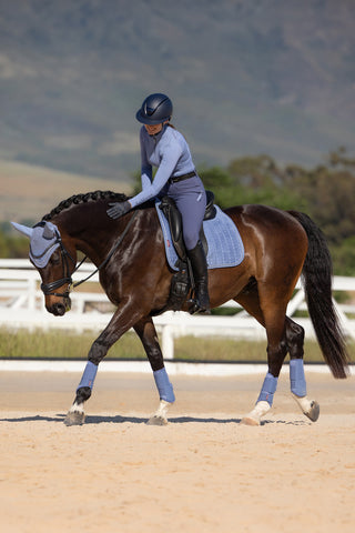 Dressyrschabrak Sammet Powder Blue