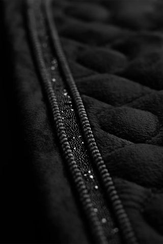 Suede Crystal Hoppschabrak Svart