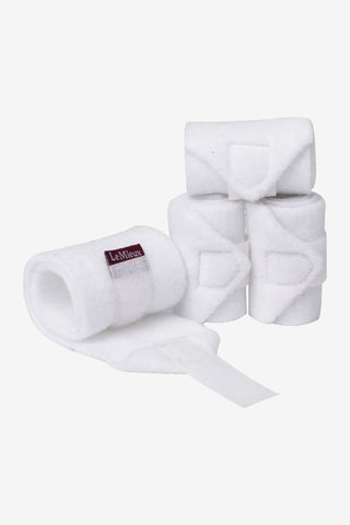 Fleecelindor Leksakshäst Vit