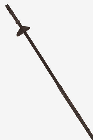 Rênes Supergrip 16mm Chocolat/Argent