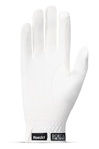 Riding Gloves Lisboa Swarovski White
