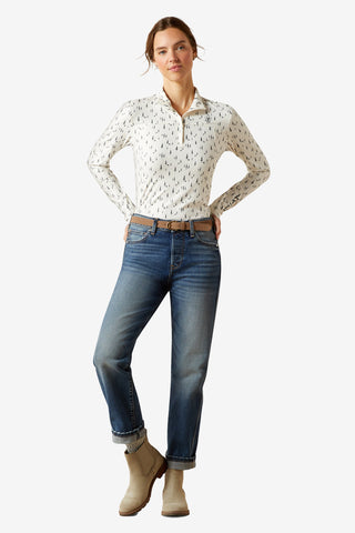 Träningströja Lowell 3,0 1/4 Zip Forest Horses