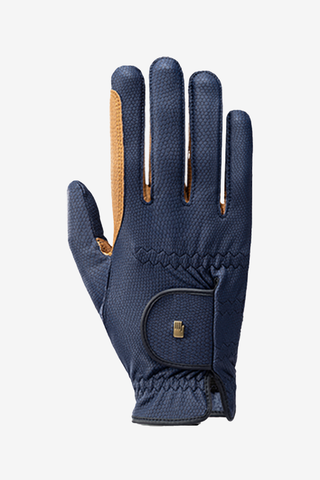Ridhandskar Malta Navy/Caramel
