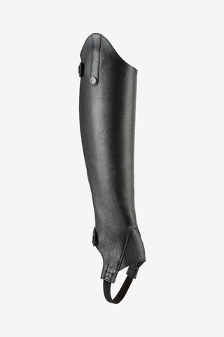 Shortchaps Läder Svart