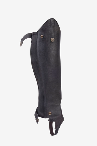 Shortchaps Läder Svart
