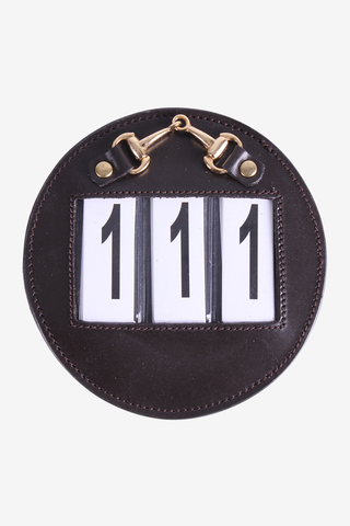 Nummerlapp Ricki Brun/Guld