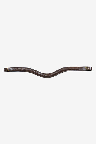 Pannband Flätat V-Form Dyon Collection Brun