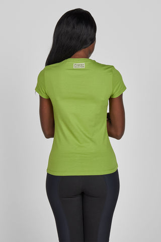 T-shirt Bomull Selection Leaf Green