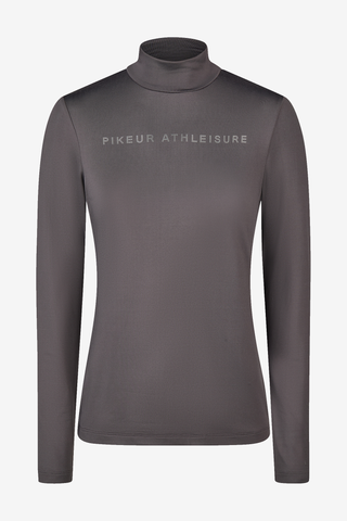 Pikeur Dots Functional Roll Neck Shirt Polo Basalt Grey