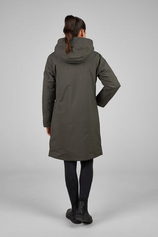 Fodrad Regnkappa Deep Khaki