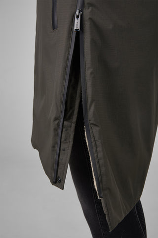 Fodrad Regnkappa Deep Khaki