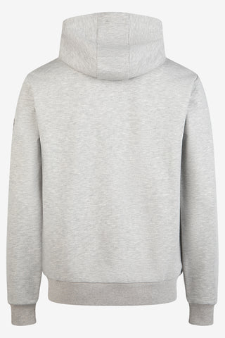 Hoodie Men Grey Melange