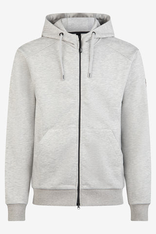 Hoodie Men Grey Melange