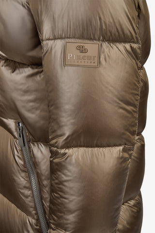 Quilted Ridkappa Selection Slate Brown