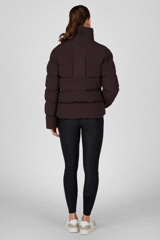 Vinterjacka Quiltad Chocolate Brun