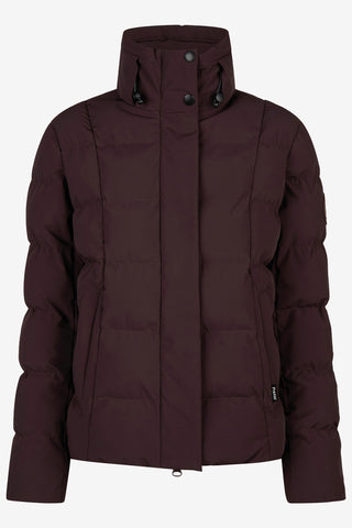 Vinterjacka Quiltad Chocolate Brun
