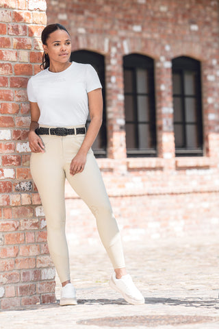 Reithose Elin Full Grip Toffee Beige