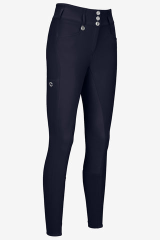 Ridbyxor Candela Full Grip Flex Faux Leather Nightblue