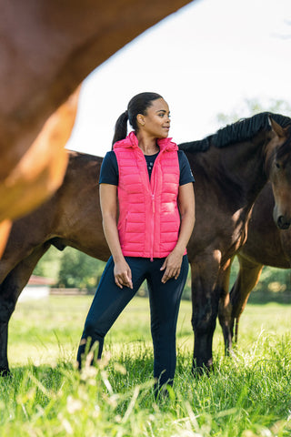 Gilet d'équitation hybride Raspberry Pink