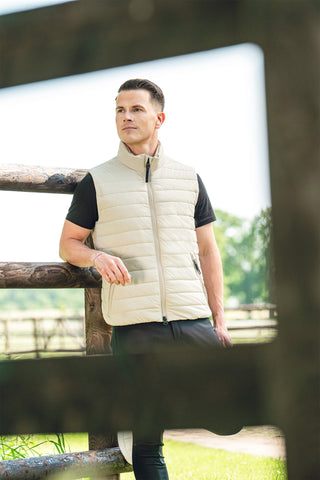 Gilet d’équitation Matelassé Homme Frosted Sage