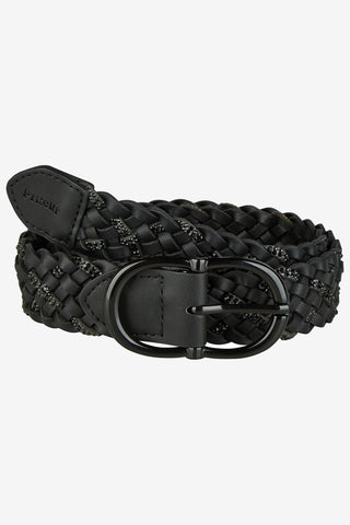 Skärp Braided 1822 Core Svart/Silver