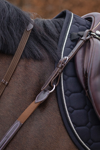 Breastplate With Luxury Stitching Dark Brown