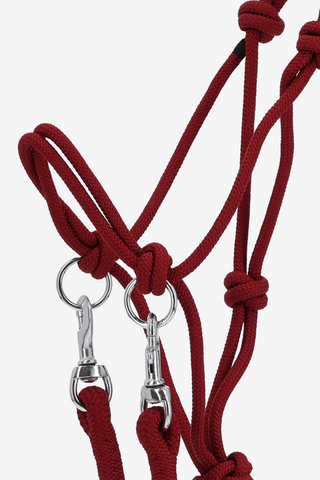Touwhalster met touwteugel Burgundy